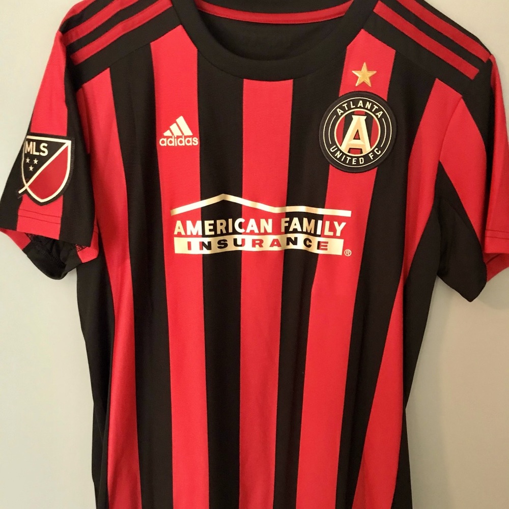 Atlanta United Authentic Home Adidas Jersey Medium